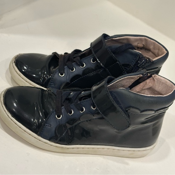 Girls Designers JICARDI PARIS High Top Sneakers Sz. 1 - Picture 5 of 7